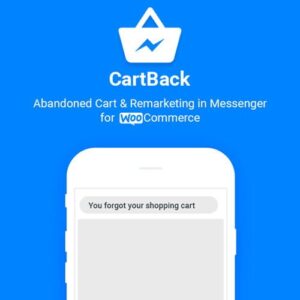 CartBack - WooCommerce Abandoned Cart & Remarketing in Facebook Messenger