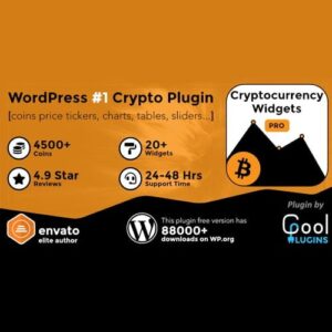 Cryptocurrency Widgets Pro - WordPress Crypto Plugin