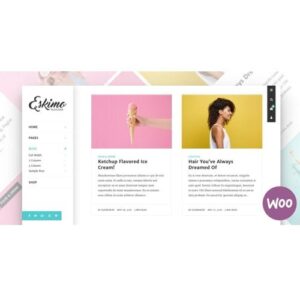 Eskimo - Minimal Personal WordPress Blog & Shop Theme