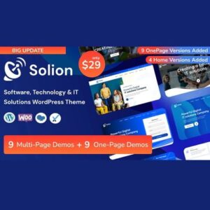 Solion - IT Solutions & Services WordPress