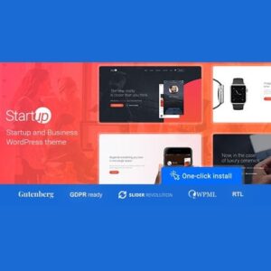 Startup Company - WordPress Theme for Business & Technology